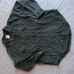 Offline by Aerie Oversized Corduroy Button Up